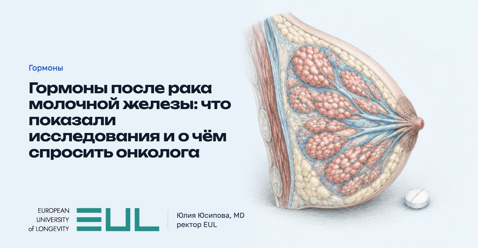 Гормоны после рака молочной железы: что показали исследования и о чём спросить онколога