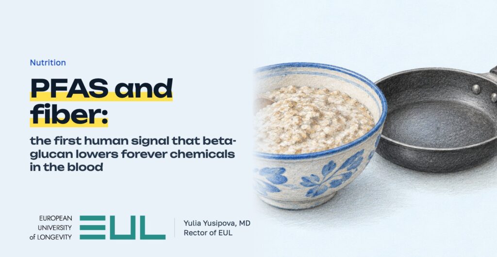 PFAS and fiber: the first human signal that beta-glucan lowers forever chemicals in the blood